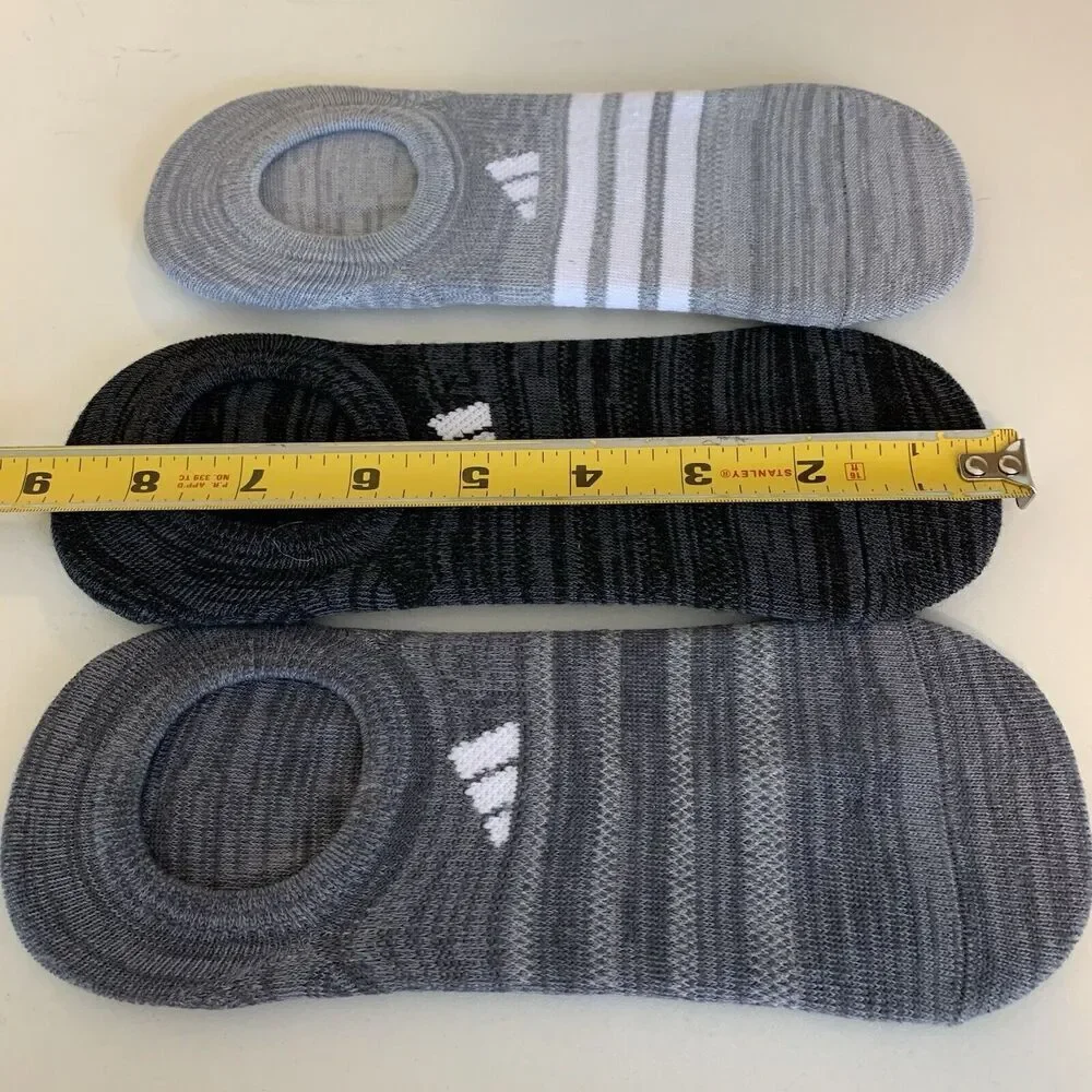 Lot of 3 Pairs Adidas Superlite No-Show Breathable Liner Socks Womens Brand New